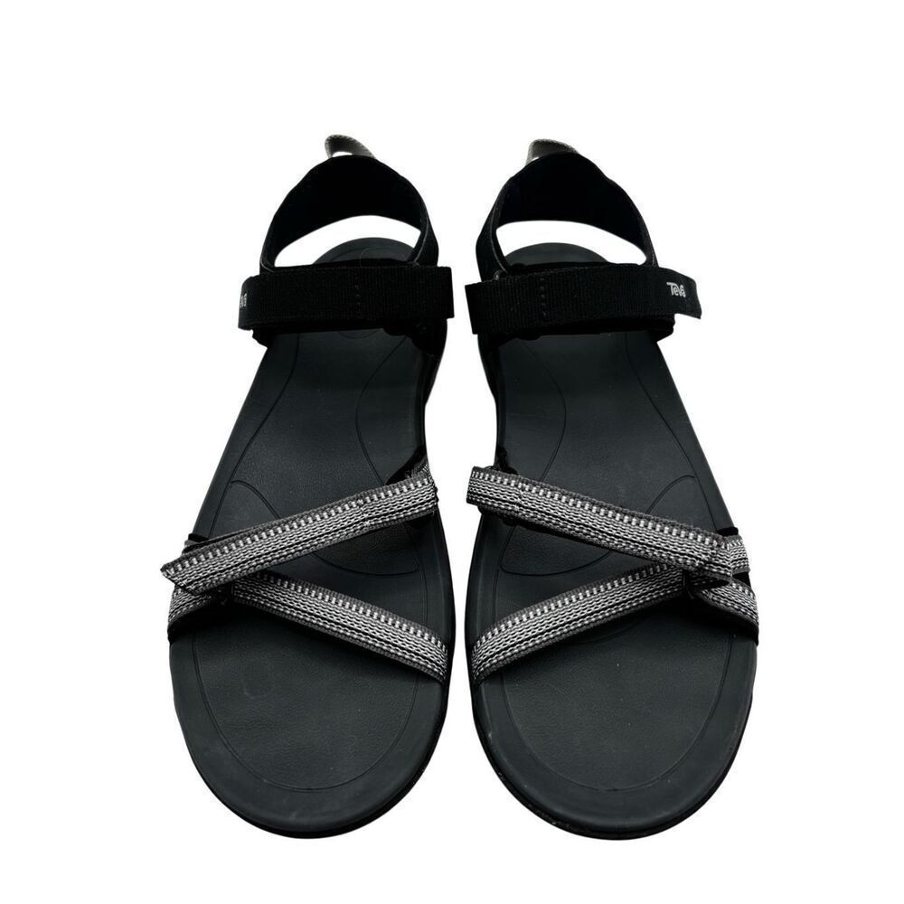 Teva Verra Sandals Hiling Outdoors Black Gray Size 10